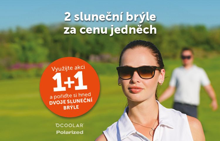 1+1 na sluneční brýle