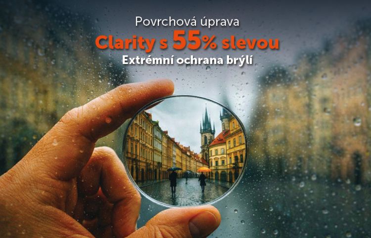 Povrchová úprava Clarity s 55% slevou
